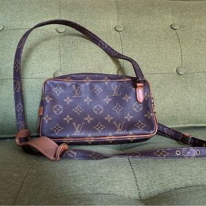 Louis Vuitton Marly Boundelier crossbody shoulder bag adjustable strap monogram
